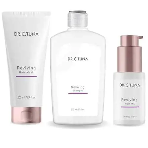 Set Farmasi Dr.C.Tuna Sampon+Masca+Ulei (cu usturoi si capixyl)