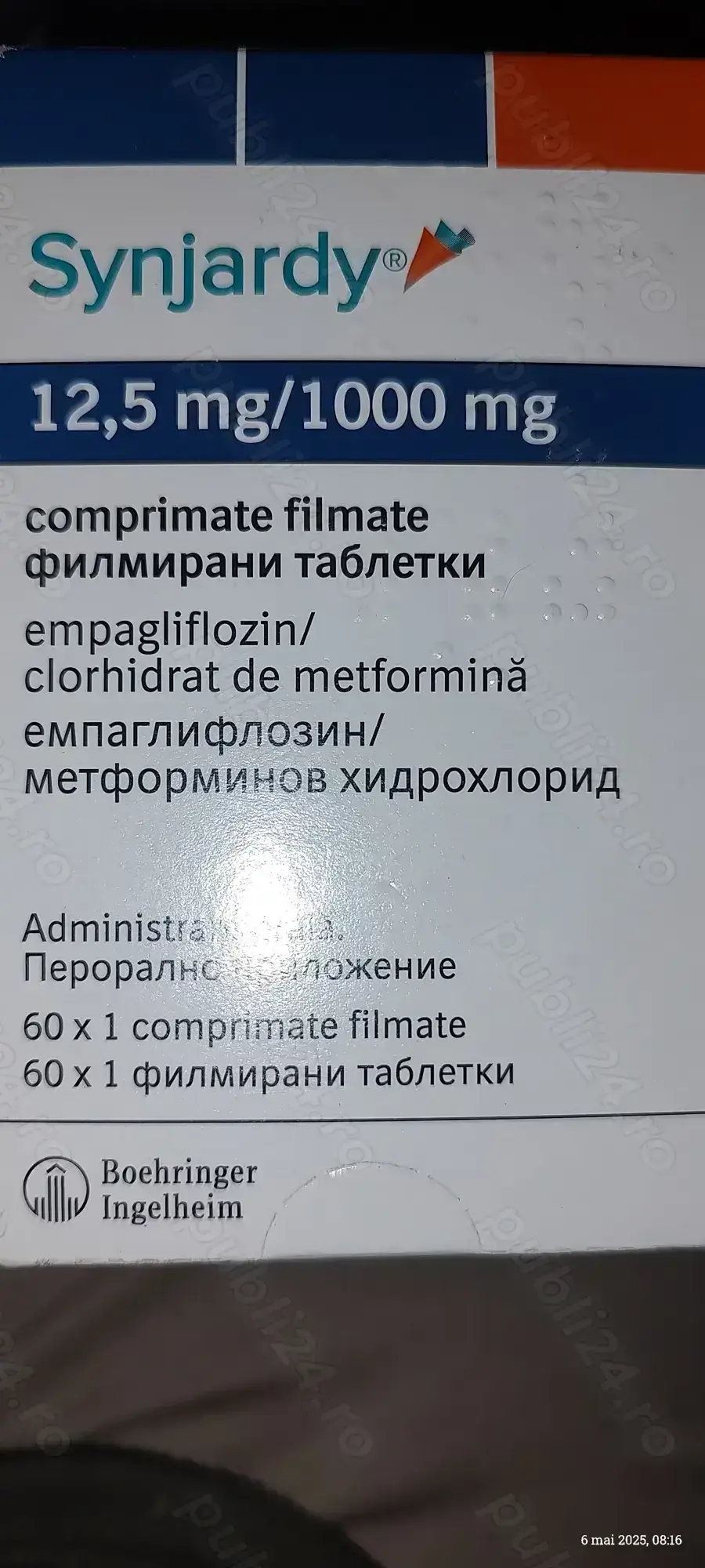 Vând Synjardy în termen 