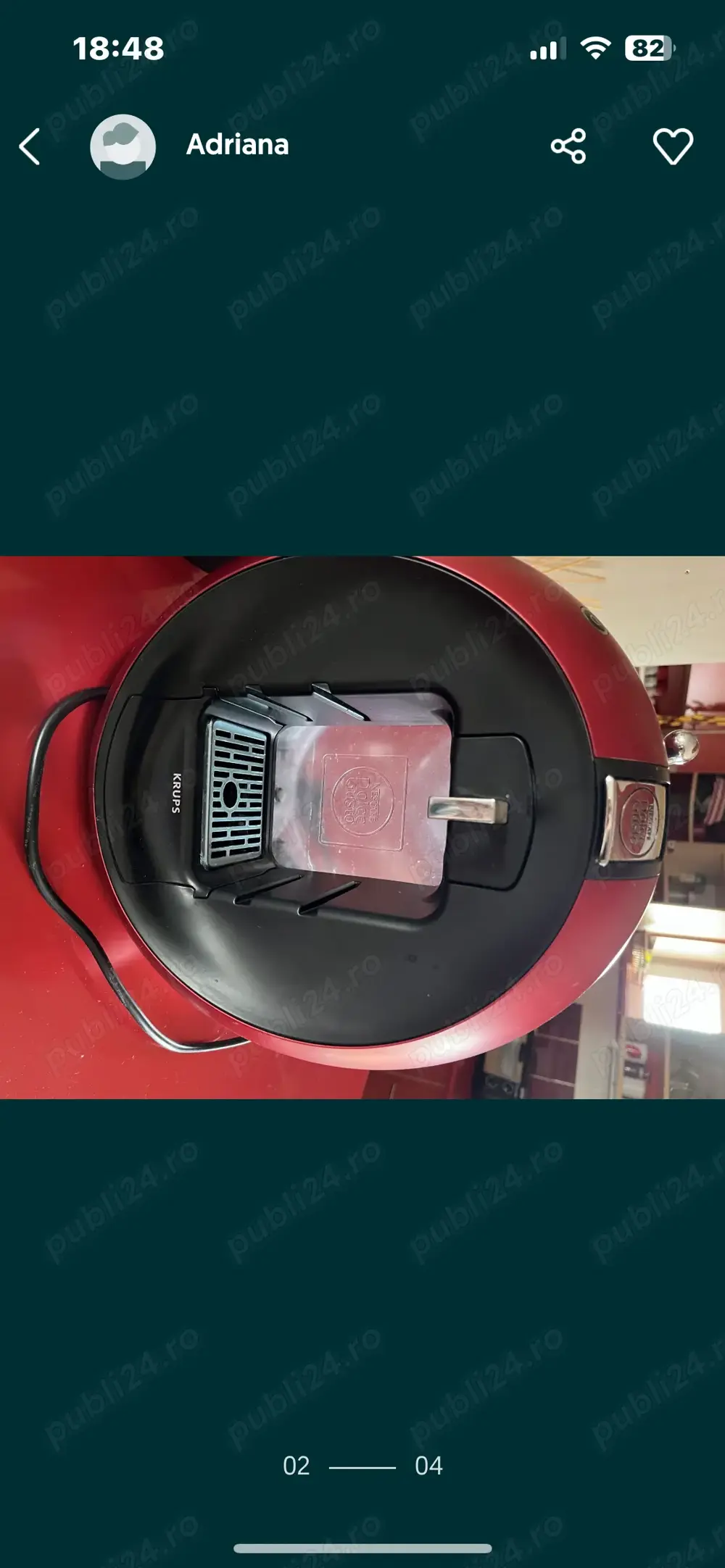 Aparat de cafeq Dolce Gusto