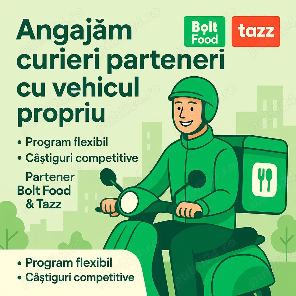  JET RIDE angajează curieri parteneri în Cluj-Napoca!**