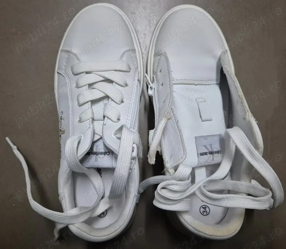 Adidasi Calvin Klein marimea 34, purtati putin