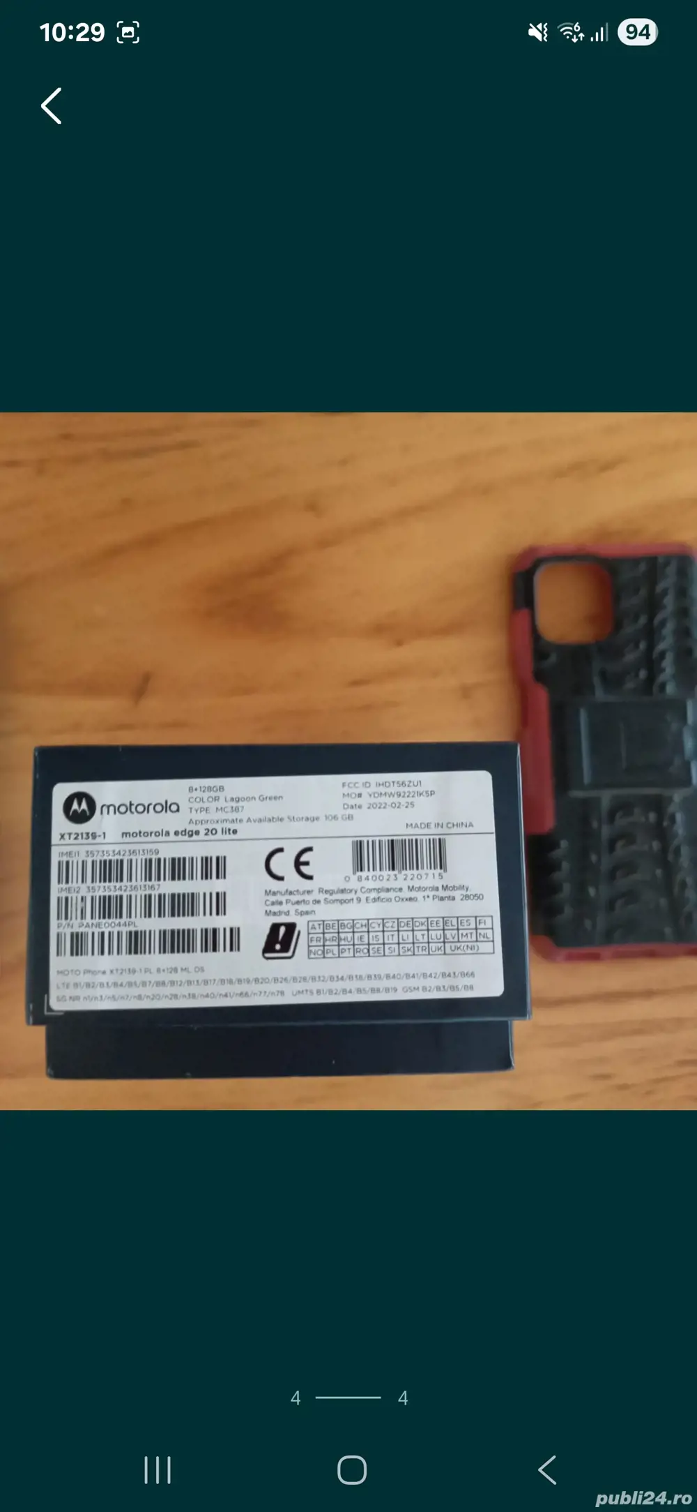 vand sau schimb motorola edge 20lite 