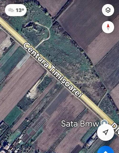 Inchiriez teren 2000 m2, centura Aeroport Timisoara