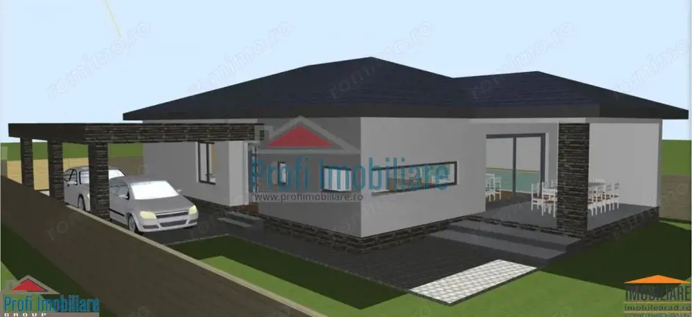 Teren 540mp Zimand Cuz, Proiect casa Parter 10 min. de zona Podgoria- Arad