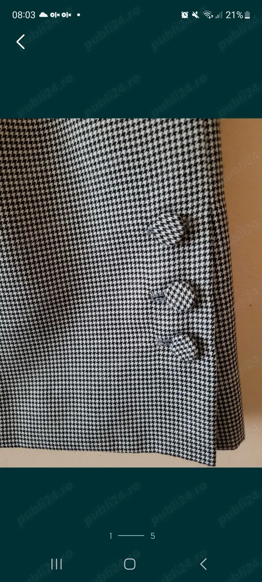 Fusta s xs, din stofa fina