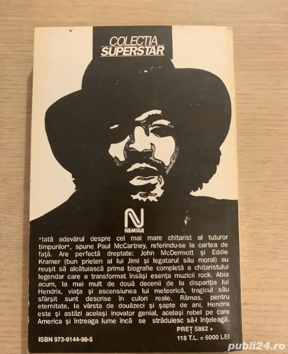 Carti despre muzica Hendrix, Jazzorelief, Madonna, Pavarotti