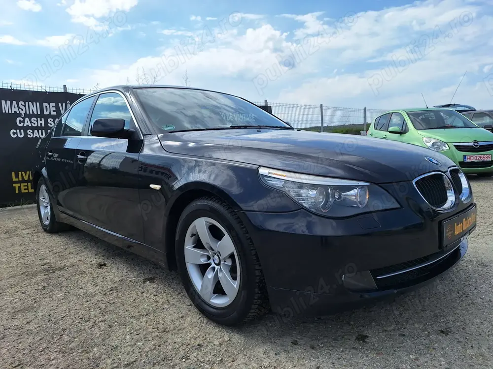 BMW 520 LCI,An 2009,2.0 benzina,170CP,cu doar 147.500 KM rulati,cash sau rate ,Garantie 12 luni