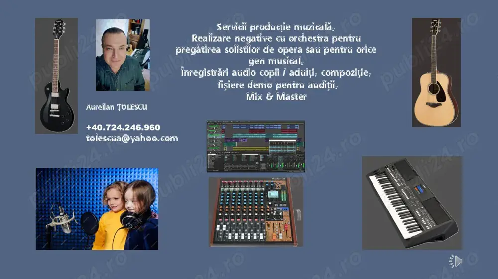 Servicii productie muzicala