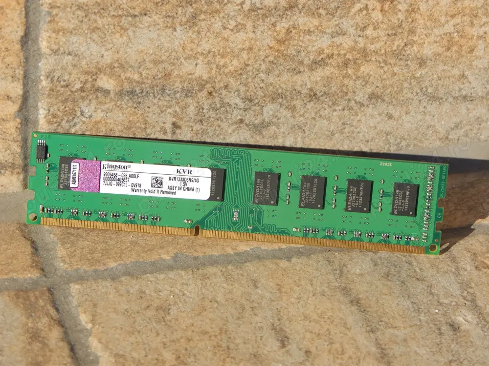 Placa memorie RAM Kingston DDR3 1333MHz 4 Gb Dual Channel