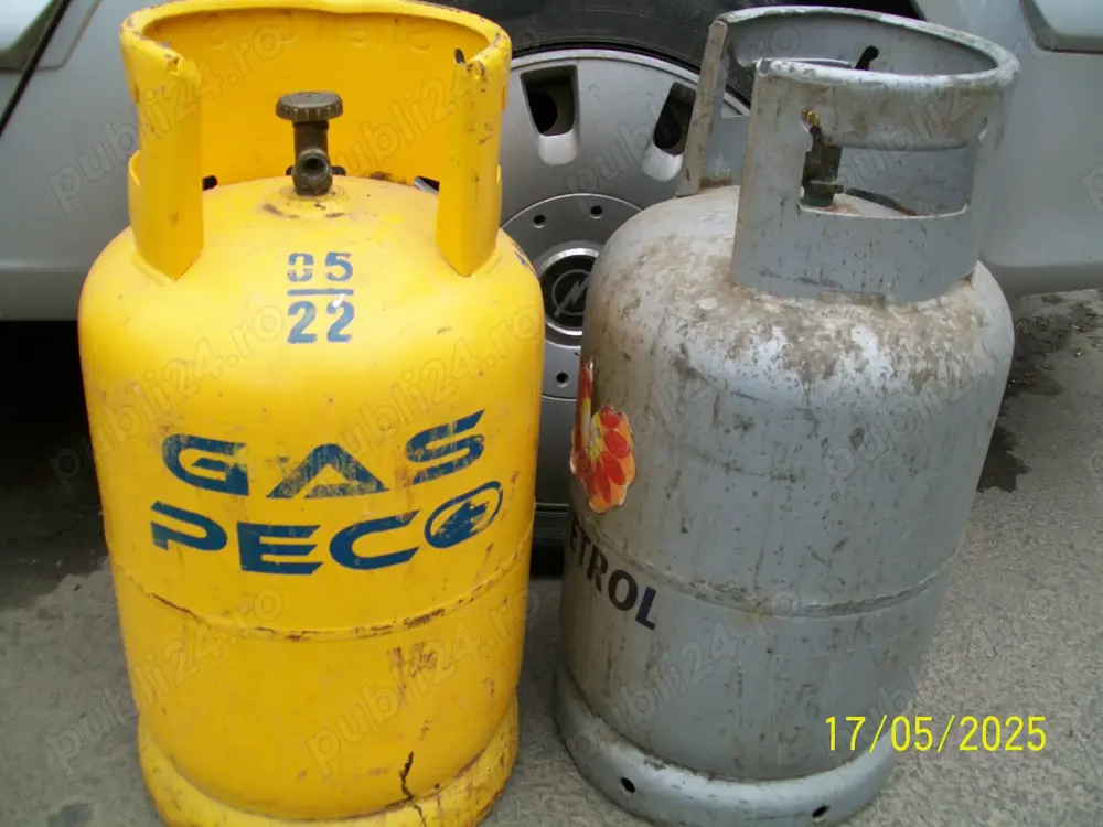 Butelii aragaz ,Galbene
