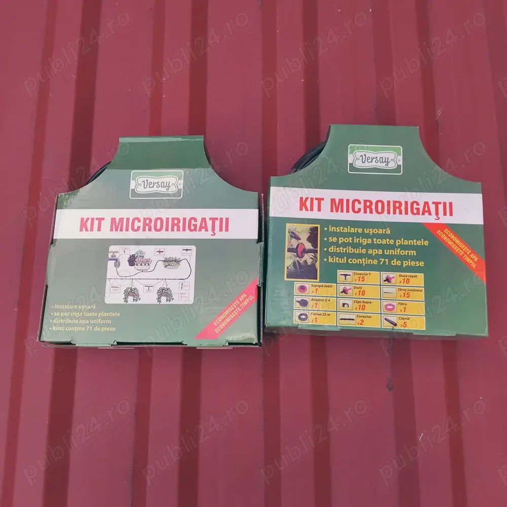 Vand kit picurare Versay 71 piese -nou in ambalaj original