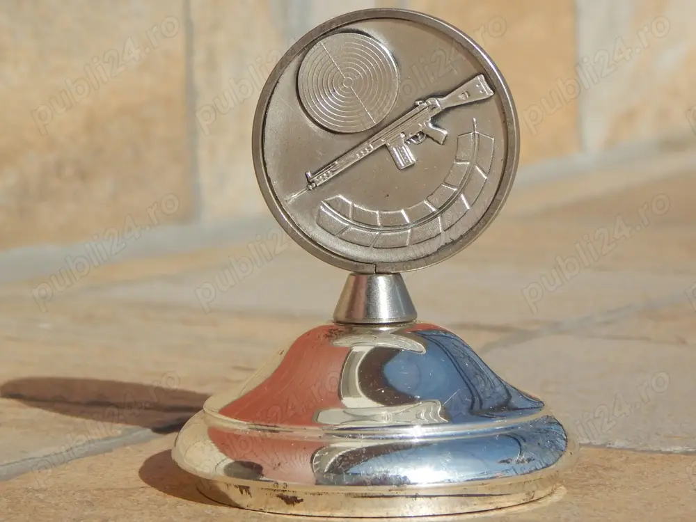 Medalion cupa concurs tragere mitraliera asalt FN FAL StG 58