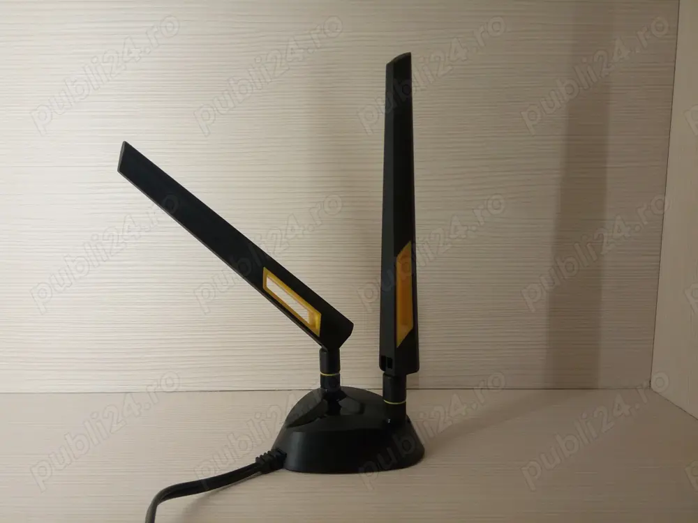 antene wifi wireless, 2.4GHz - 5GHz, cablu 2m, mufa RP-SMA