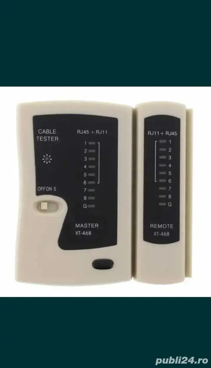 A P A R A T -pentru verificarea cablului de internet,nou