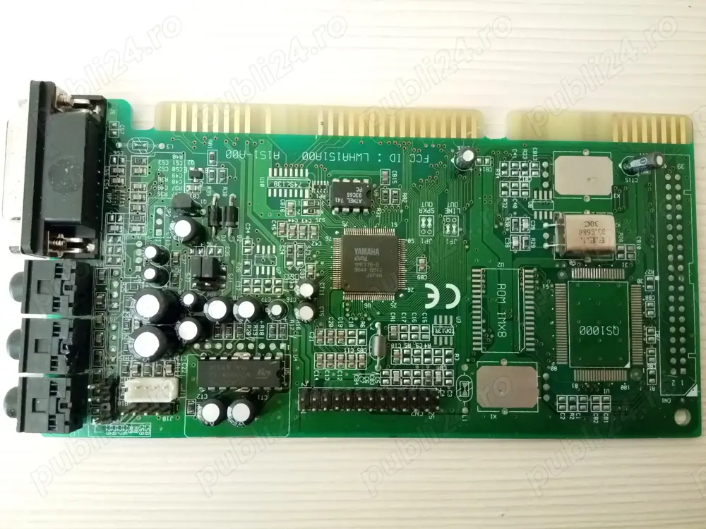 Placa de sunet ISA Yamaha OPL3SA2, cip YMF718, fara sina de fixare