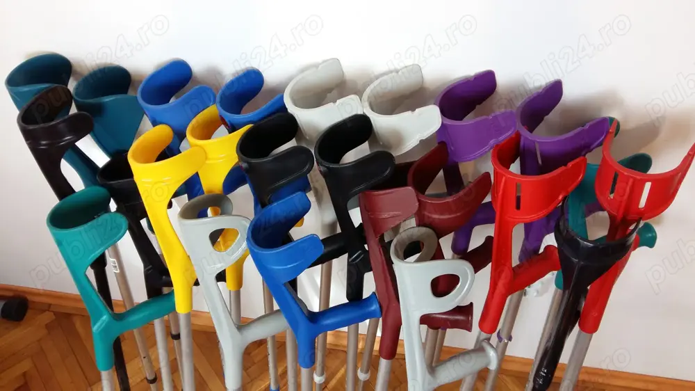 Carje ortopedice din aluminiu, reglabile, nemtesti