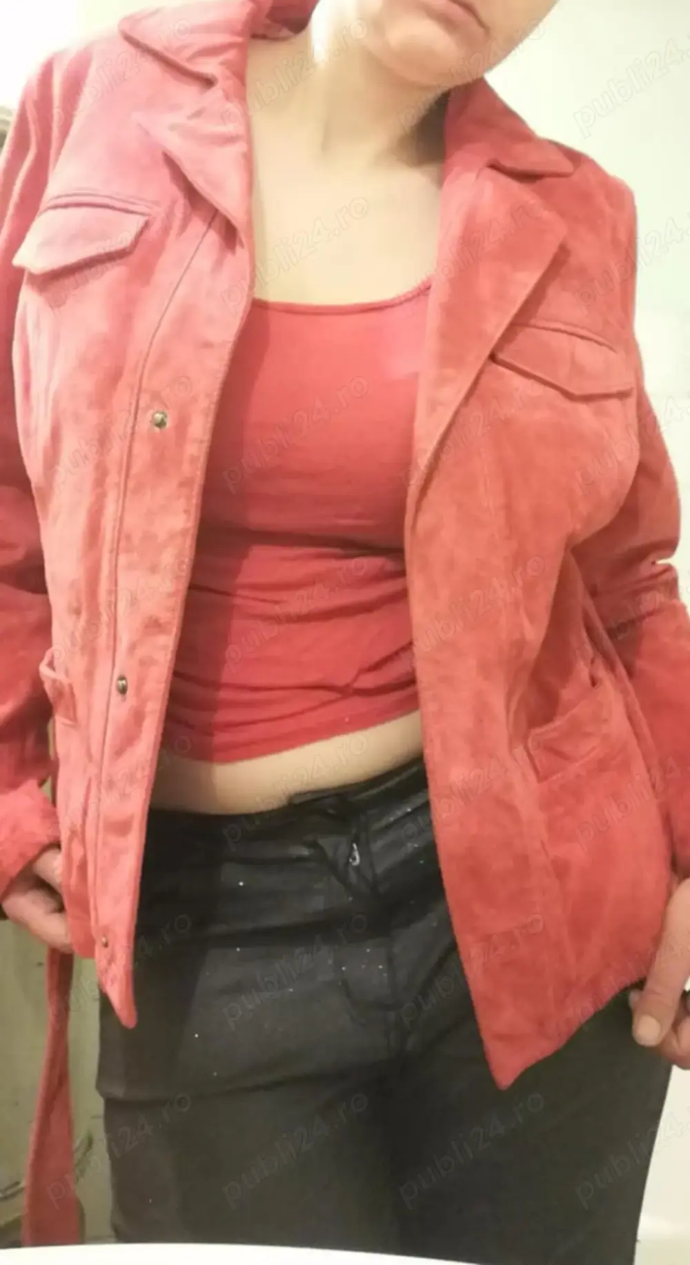 Geaca autentică piele 