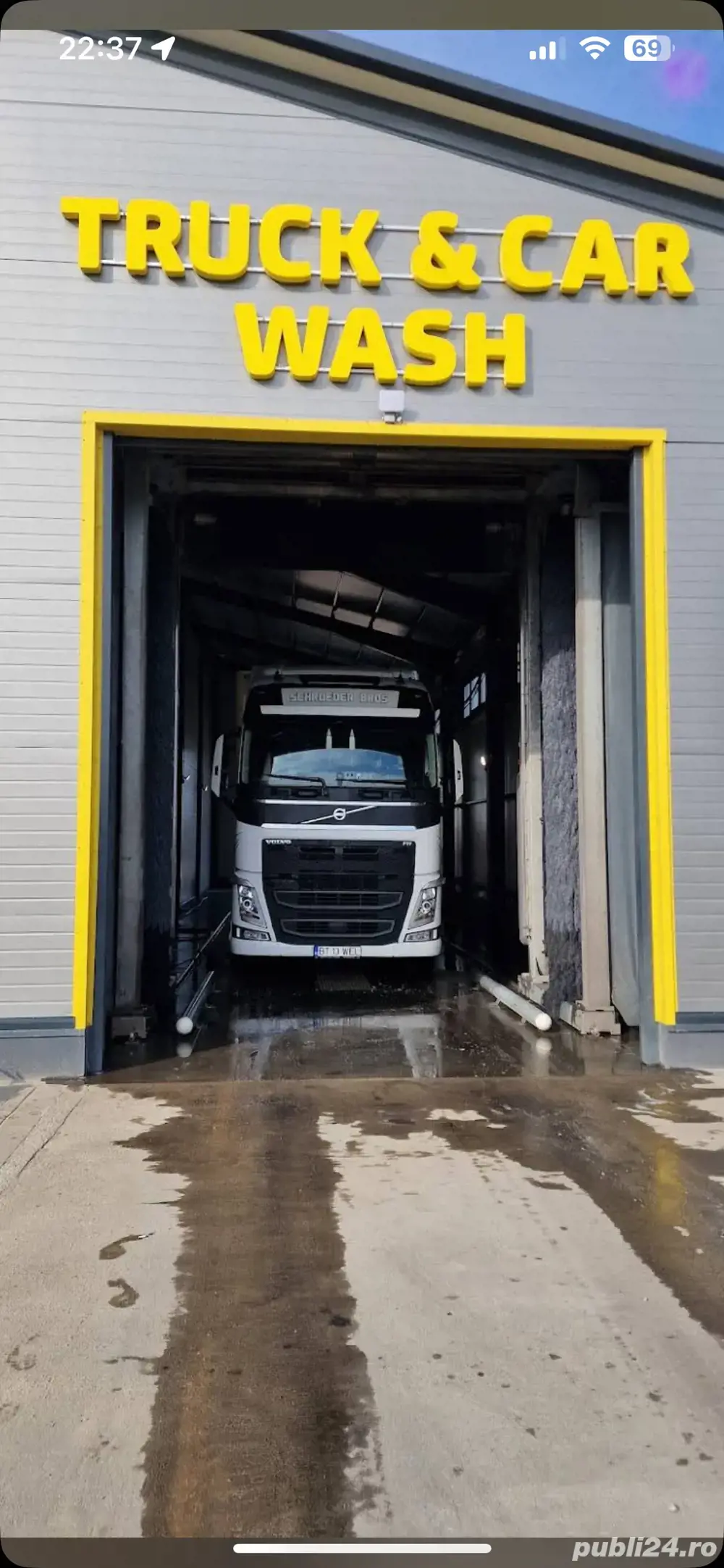 Spalatorie camioane auto