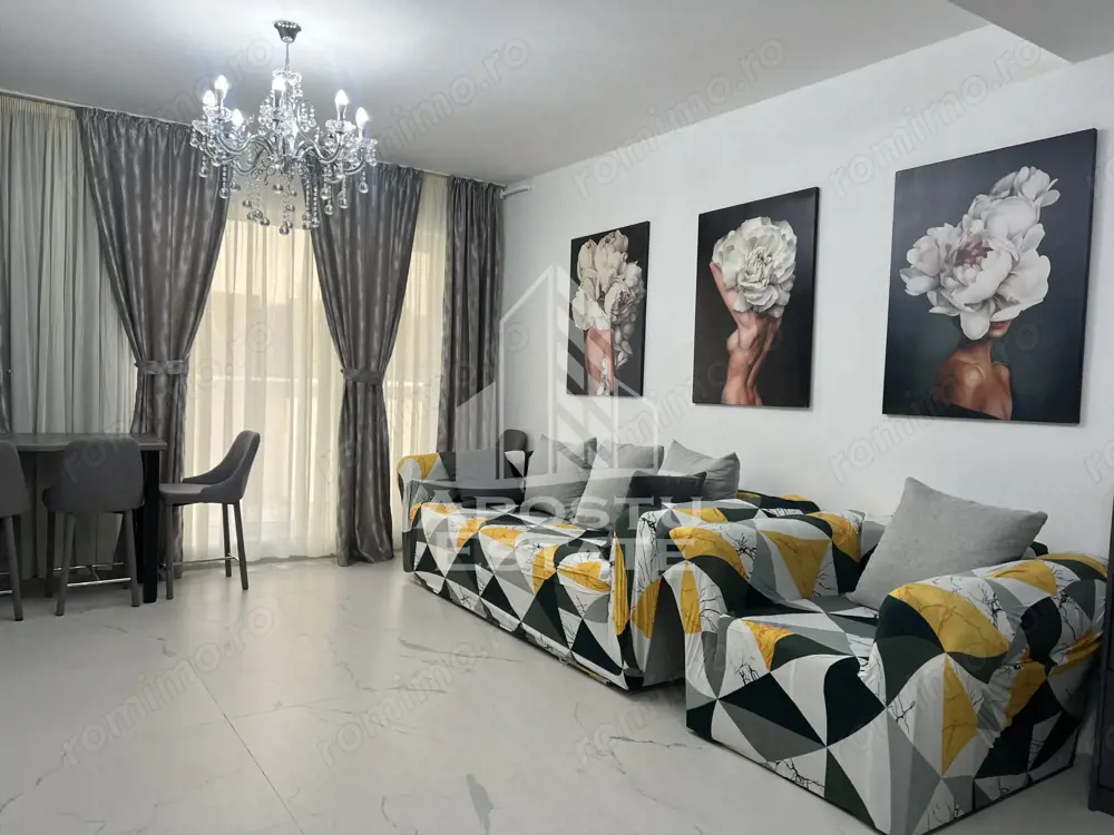 Apartament cu 3 camere, loc de parcare, terasa, in Dumbravita