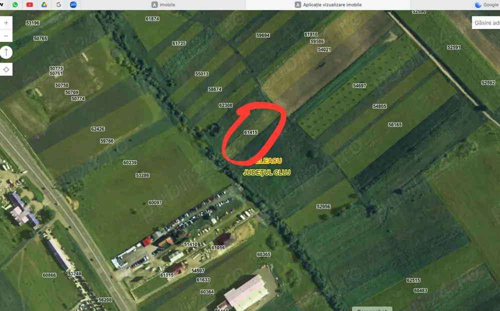 Teren extravilan Valcele 1400 mp