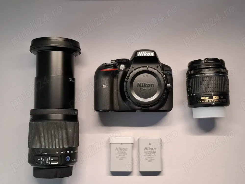 Kit Nikon D5300 + 18-55 +Sigma 18-300