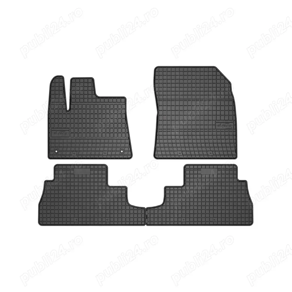 Set 4 Covorase Auto Compatibil Fiat Doblo II 5 locuri. 2008-Prezent, DAsiNU