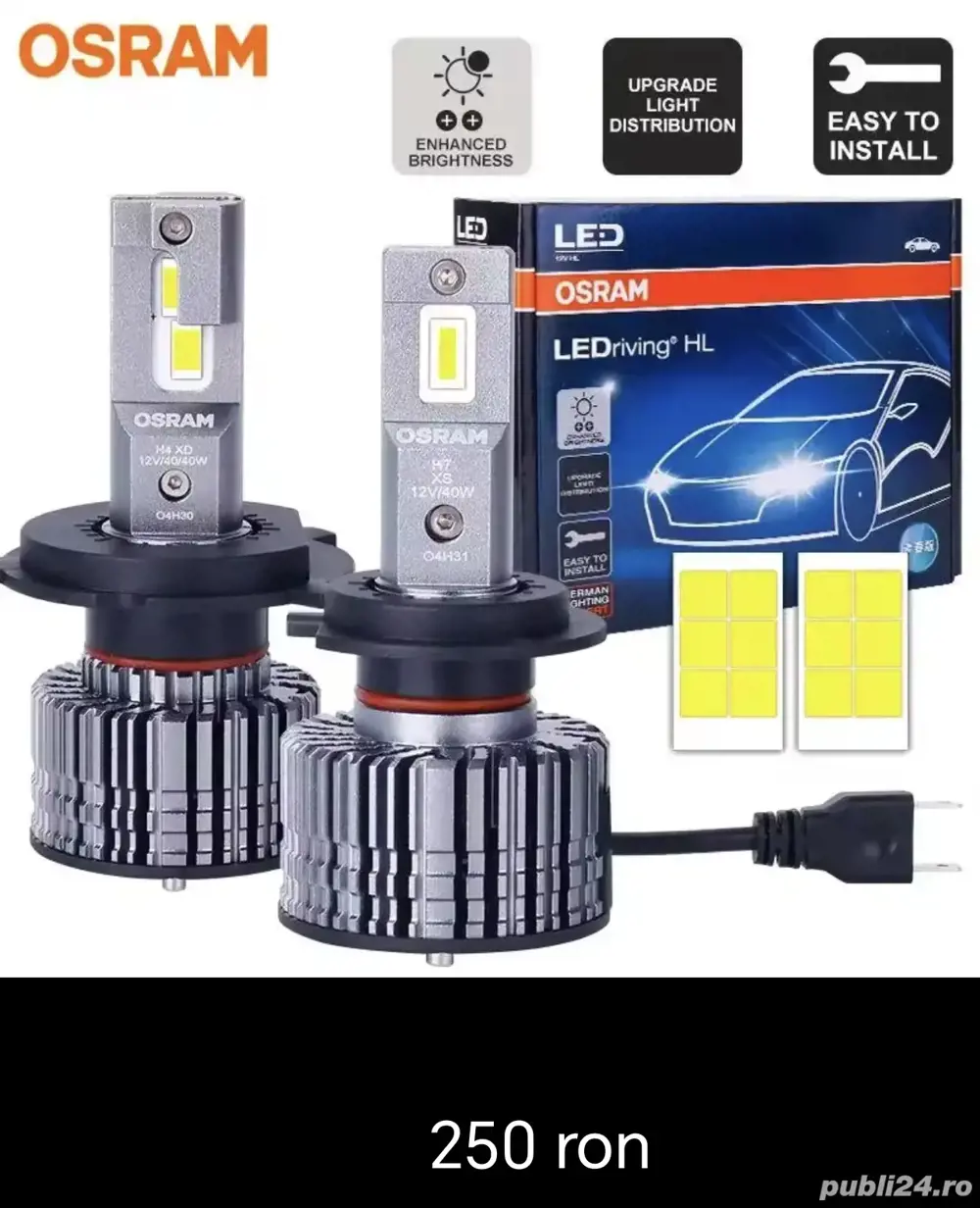 Set becuri H7 /H4 /H1 6500k 6000k 4500k 4300k