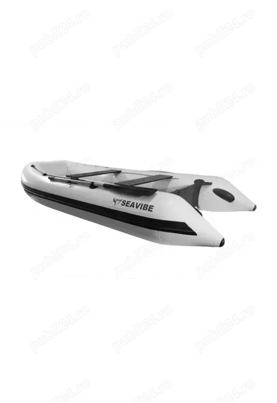Barca gonflabila cu chila in V, Seavibe Maximus 345K, PVC Valmex Germania 1100dtex, tub 44cm