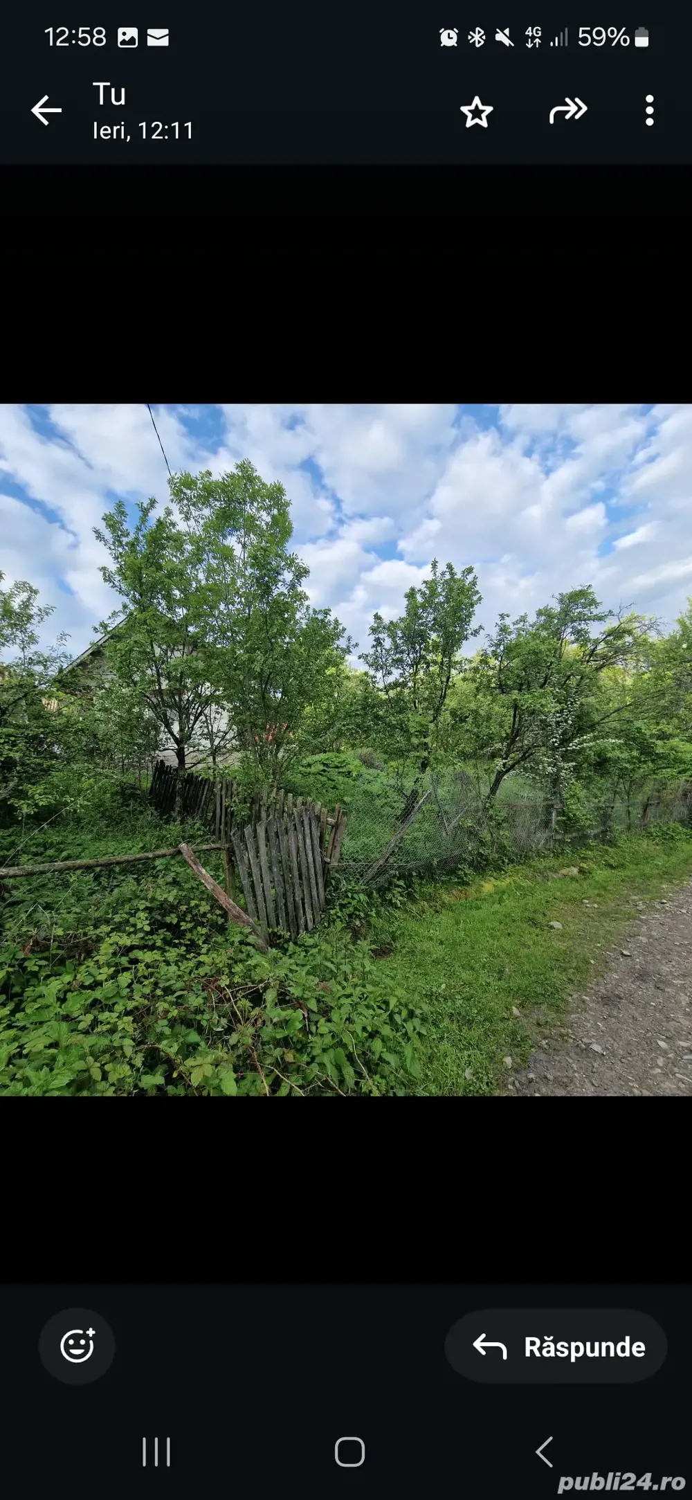 Teren cu casă de vânzare