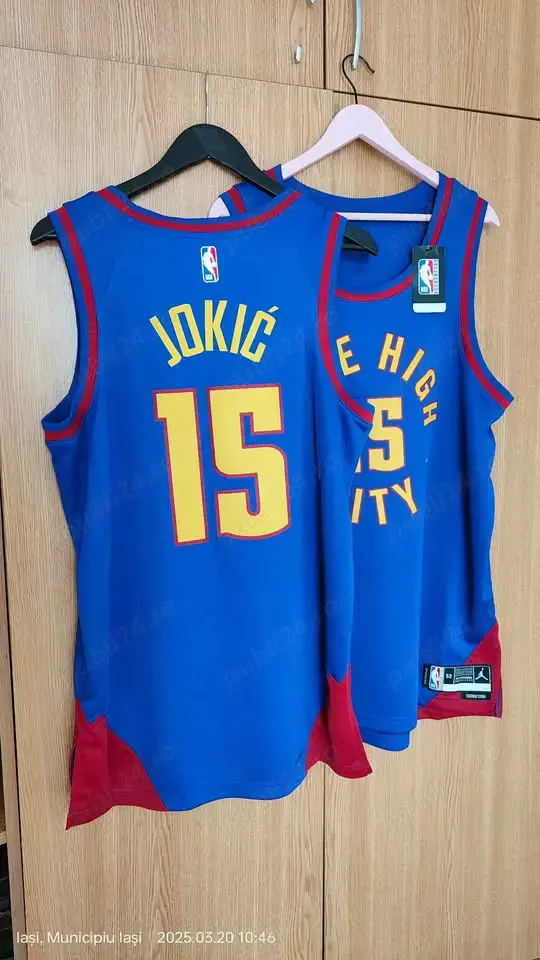 Maieu baschet barbati Nike Jordan, Nikola Jokici NBA,(Super Ofertă).