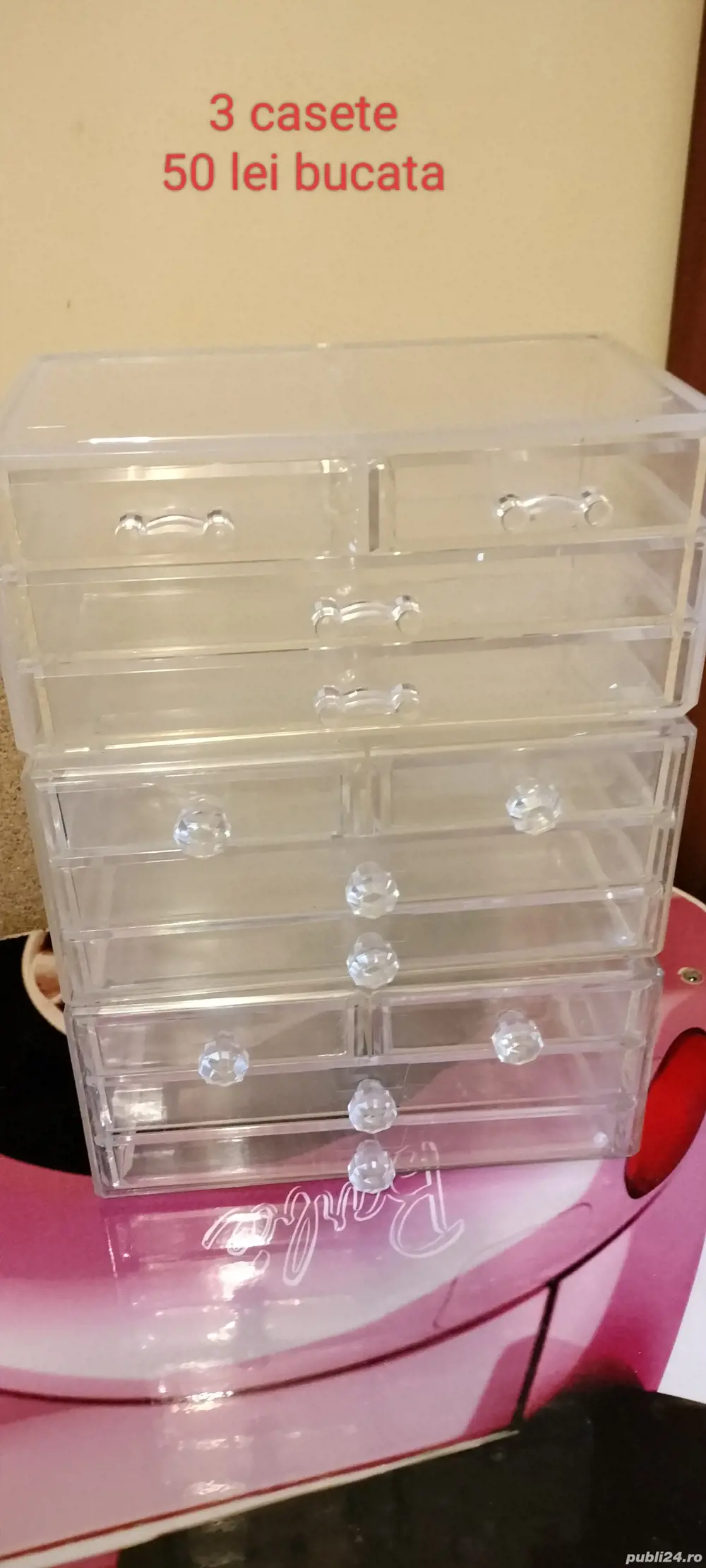 Casete plastic rezistent pentru depozitare!