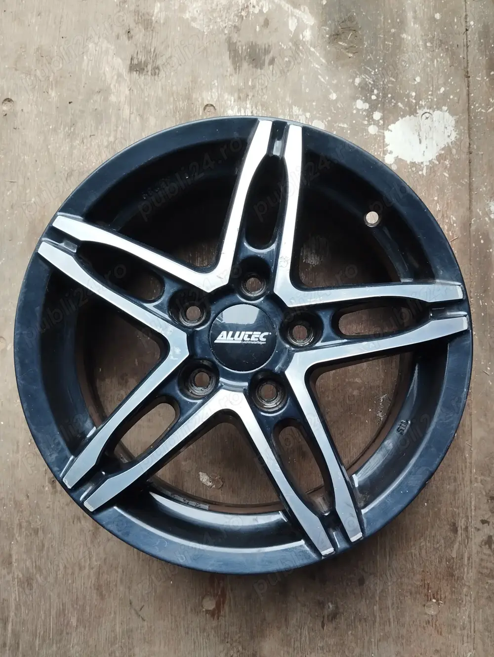 Jante aliaj 15 zoll marca Alutec, gama Vw, Seat, Skoda