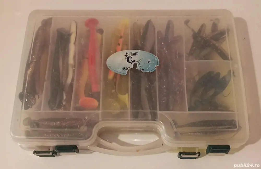 Trusă momeli artificiale moi soft silicon gume