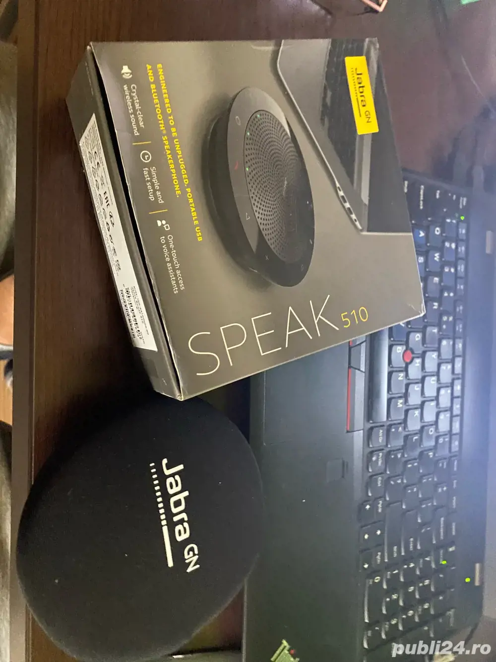 Boxa Bluetooth Conferinta Jabra Speak 510, Negru