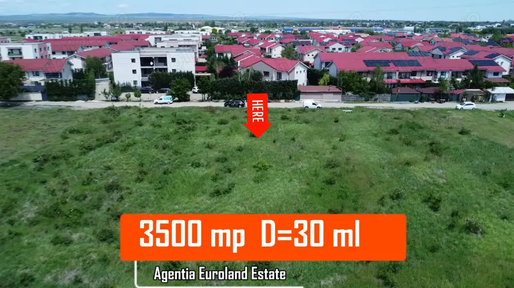 teren 3500 mp ,deschidere 30 ml , zona cartier Orizont  teren 3500 mp ,deschidere 30 ml , zona cartier Orizont