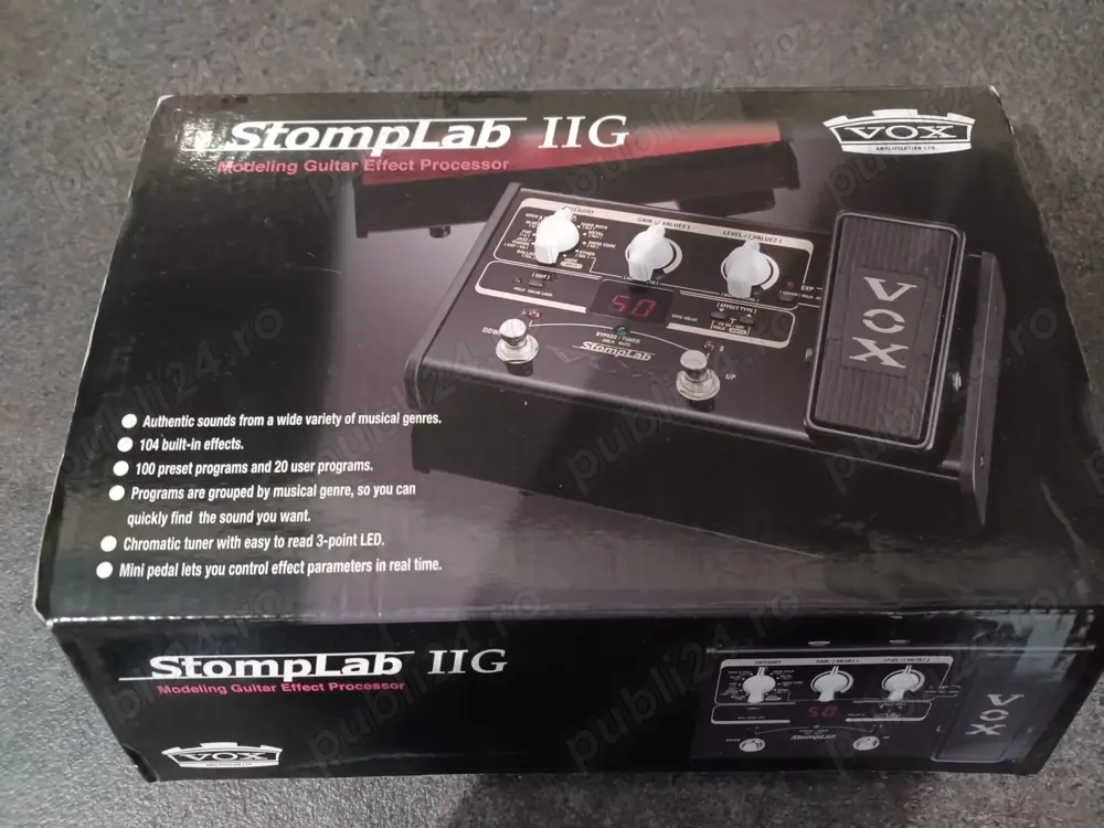 Amplificator chitară Marshal, pedală efecte chitară