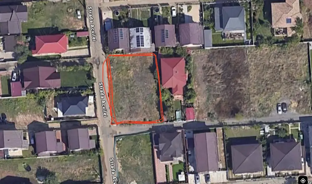 Închiriez   Vând teren   Strada Acvilei 850m2