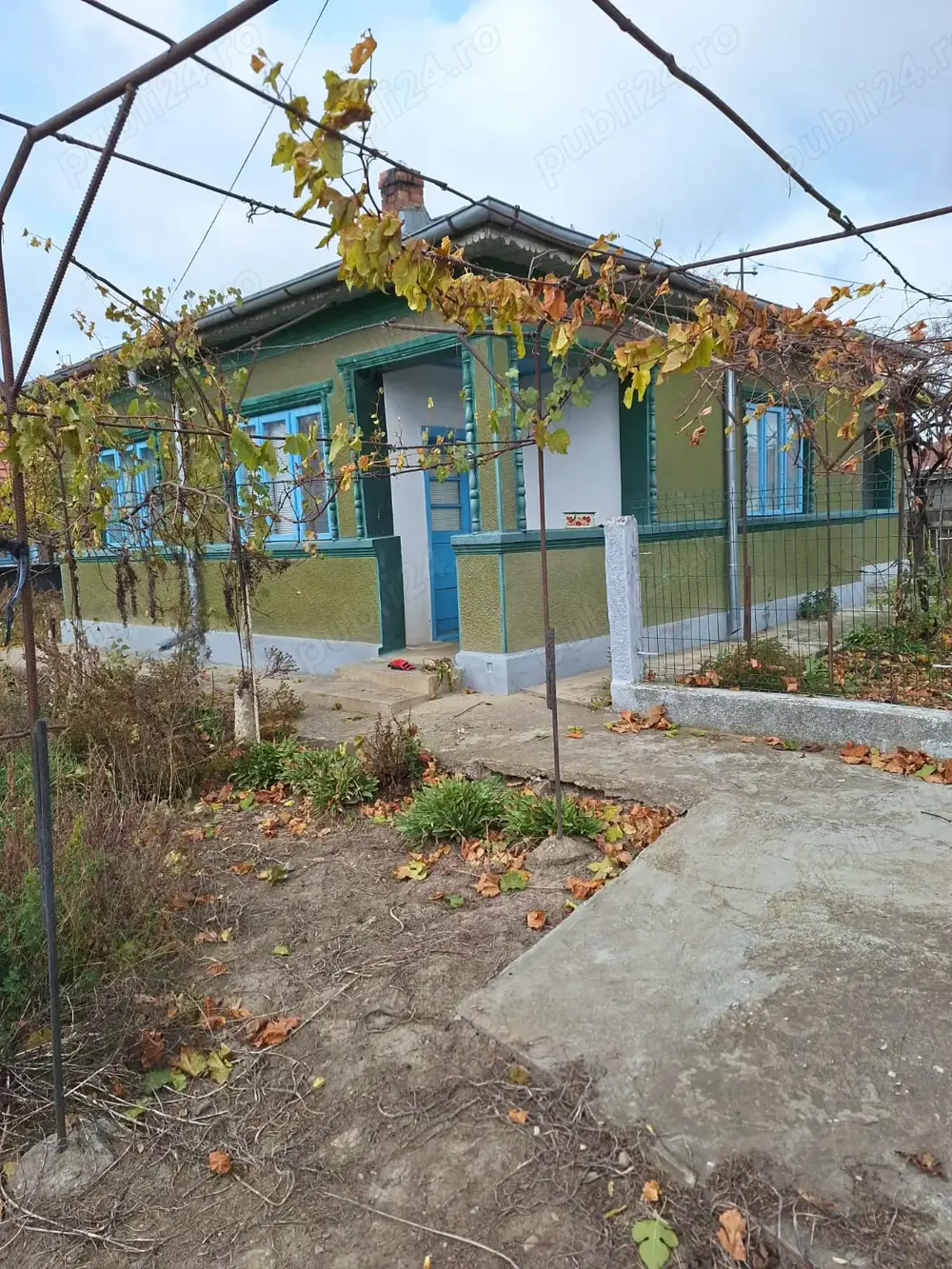 Casă 4 camere, curte 1680 mp - sat Lunca, com. C.A. Rosetti, jud Buzău