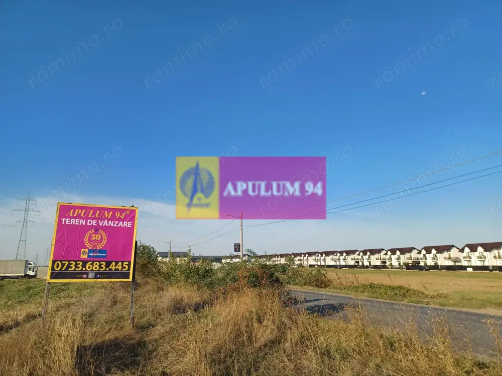 Săbăreni, teren intravilan construibil 3 ha, pe DJ602