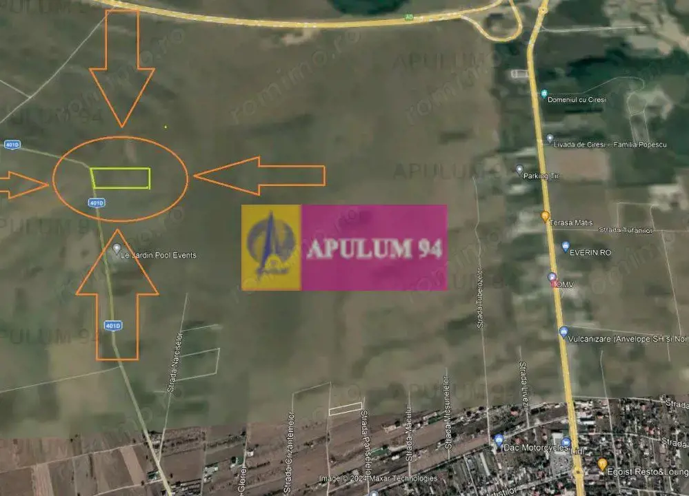 Teren Intravilan  cu front stradal la un Drum Principal langa București