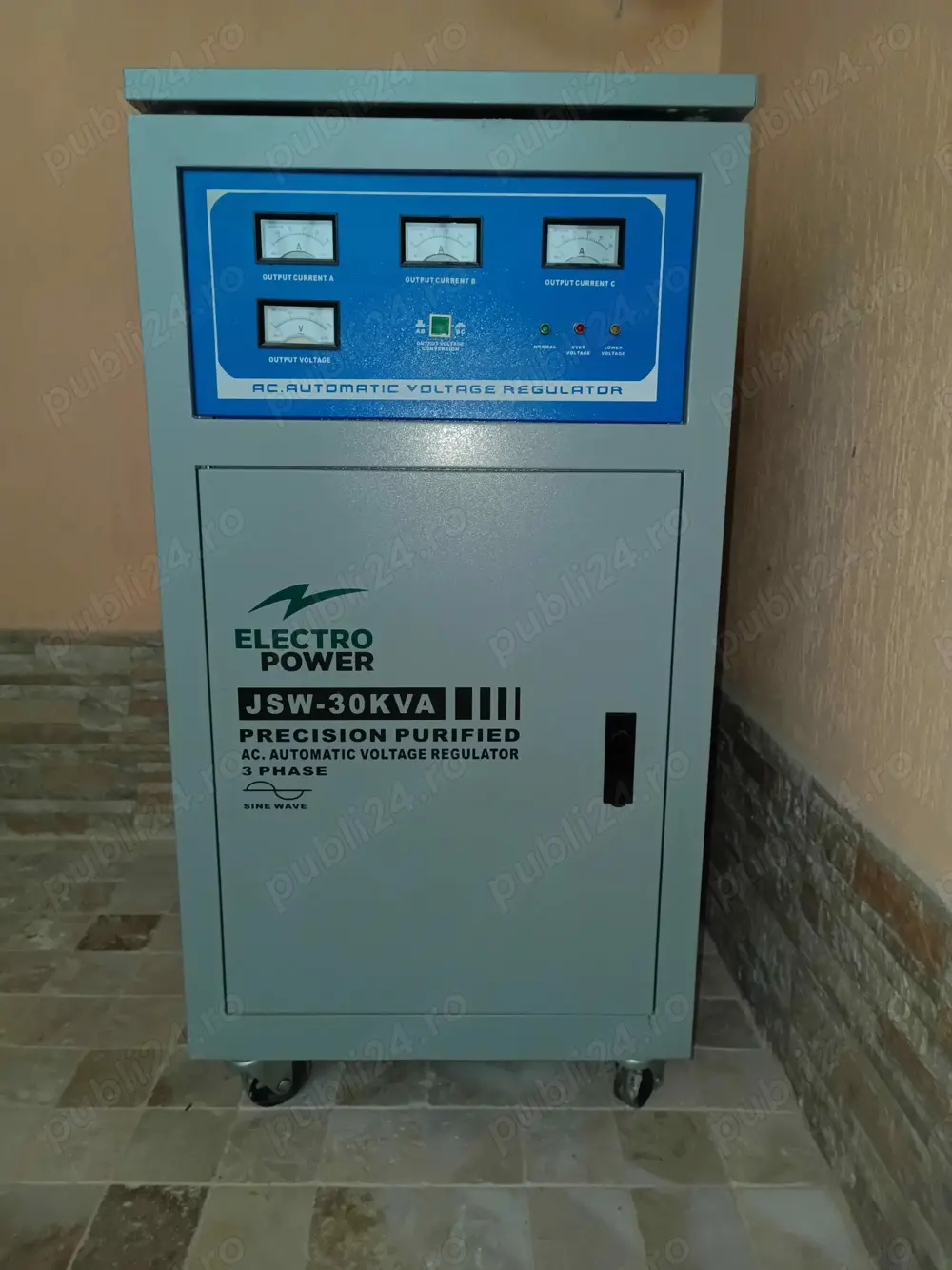 Stabilizator tensiune precizie trifazat 30 kva