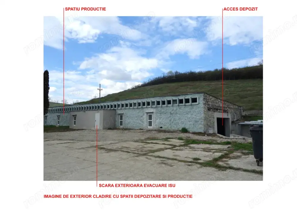 De inchiriat hala depozitare   productie cu expunere la artera circulata, Dej