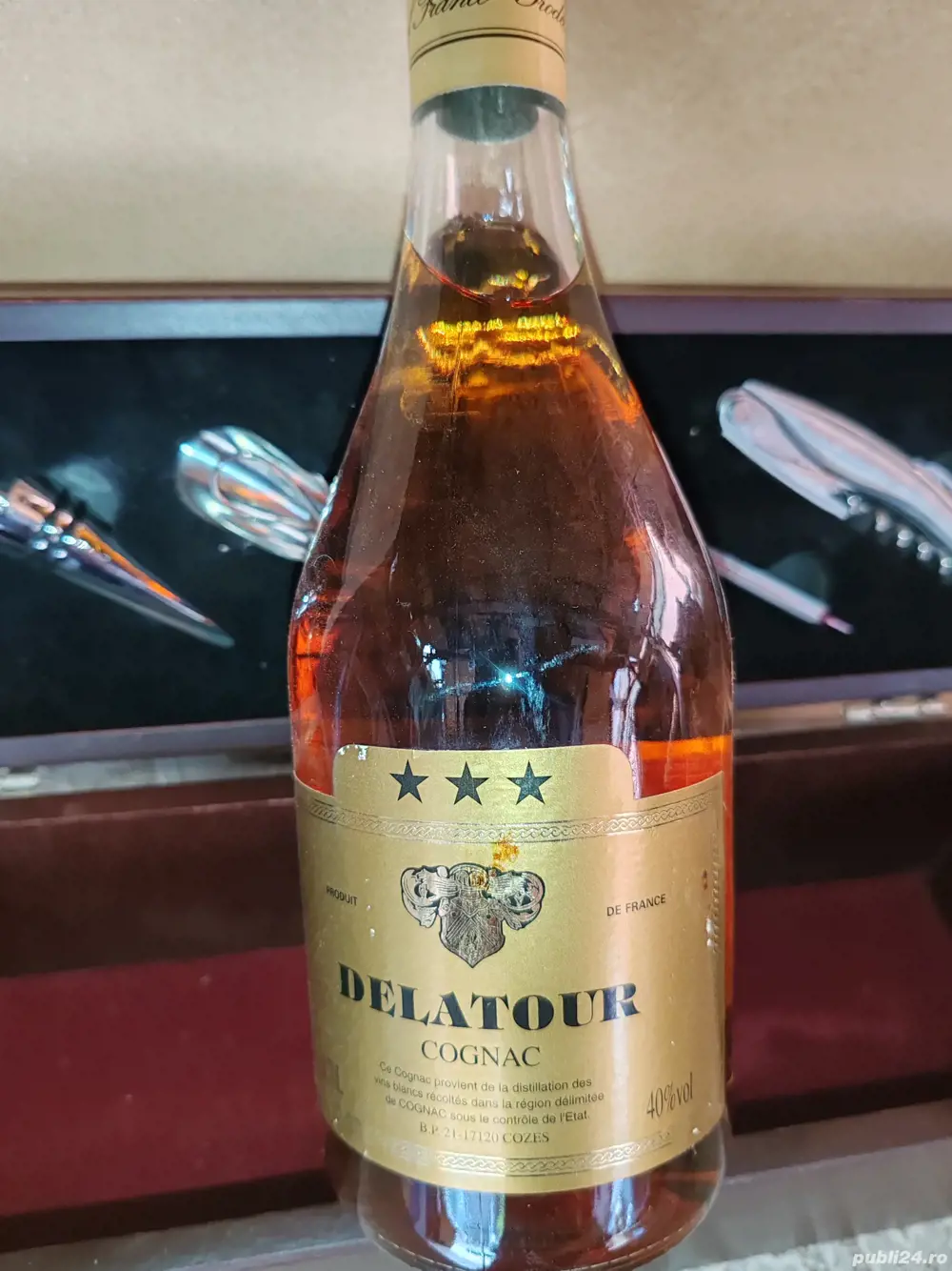 coniac frantuzesc original 40 de ani vechime