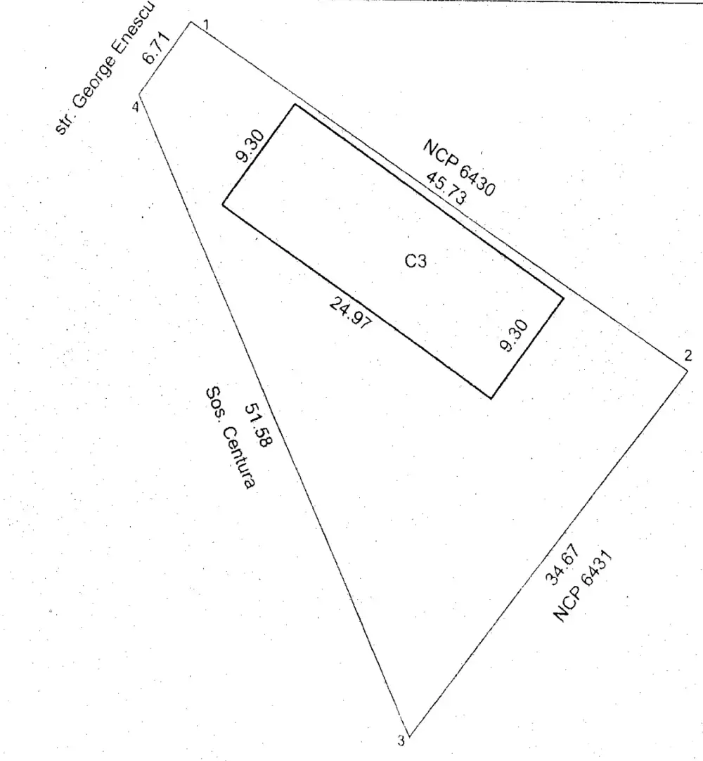 Inchiriere teren Centura Braila 940 m2, pozitie foarte buna