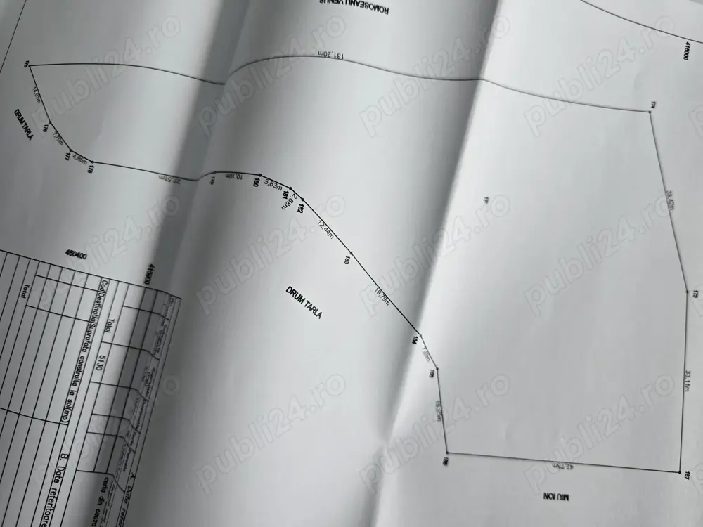 Teren extravilan Jiblea Veche punctul OGRAZI de vânzare 