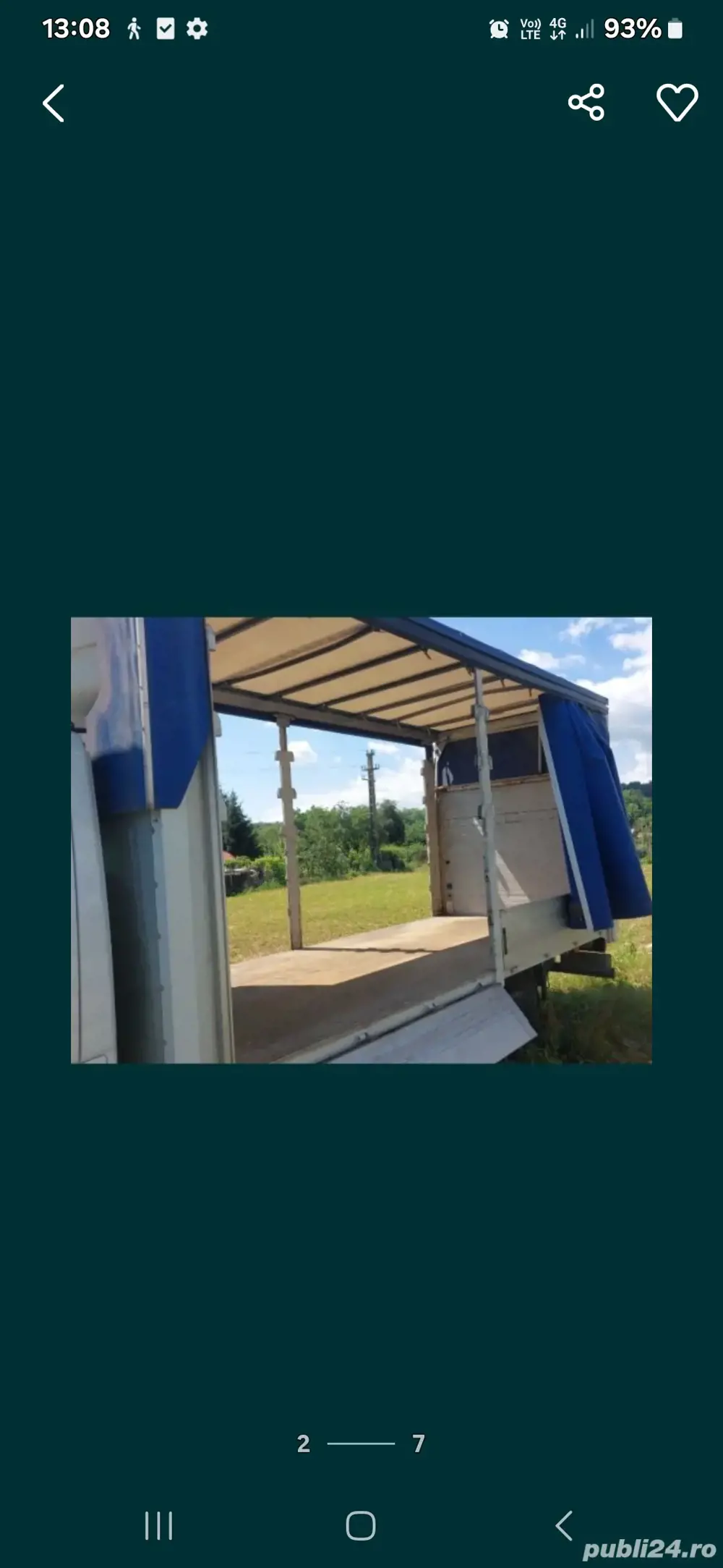 Transport marfă de orice fel:mobilă,moluz,animale,stupi,baloți cu dubă cu prelată de volum foarte ma