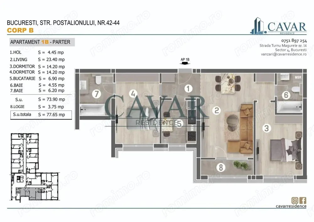 Faza Finala 3 Camere 2 Bai Reducere 6000 euro