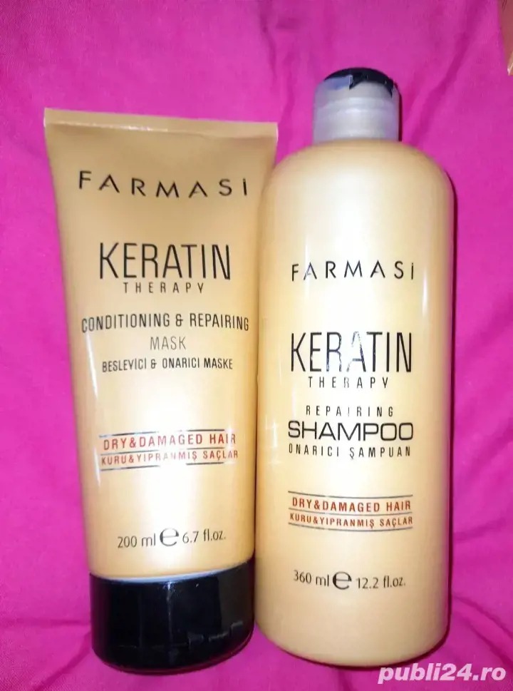 Ofertă Farmasi! Şampon + Balsam Keratin 
