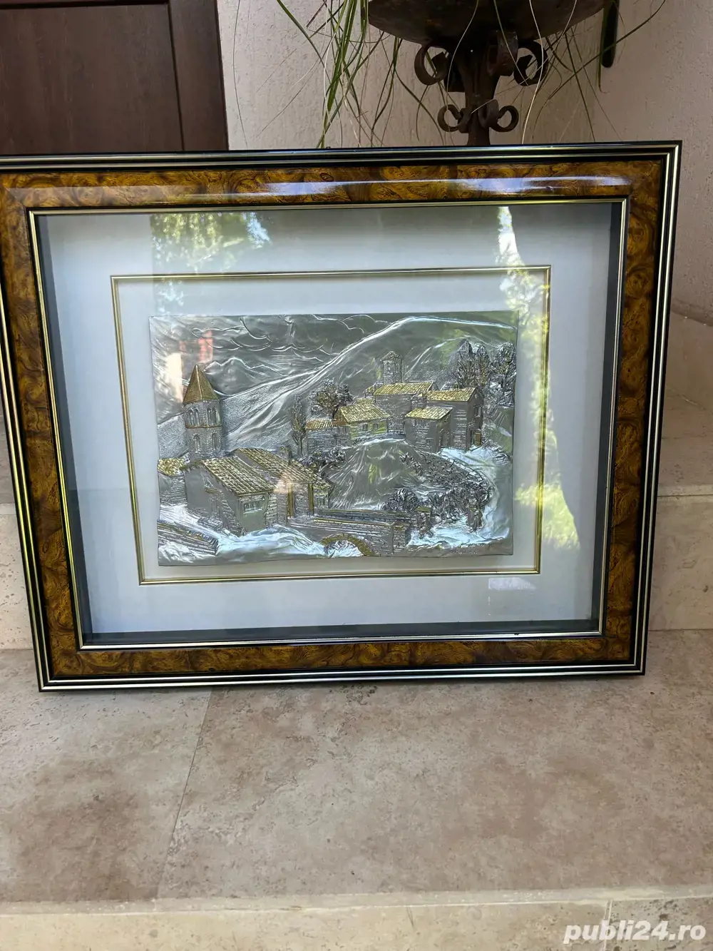 tablou foita aur si argint