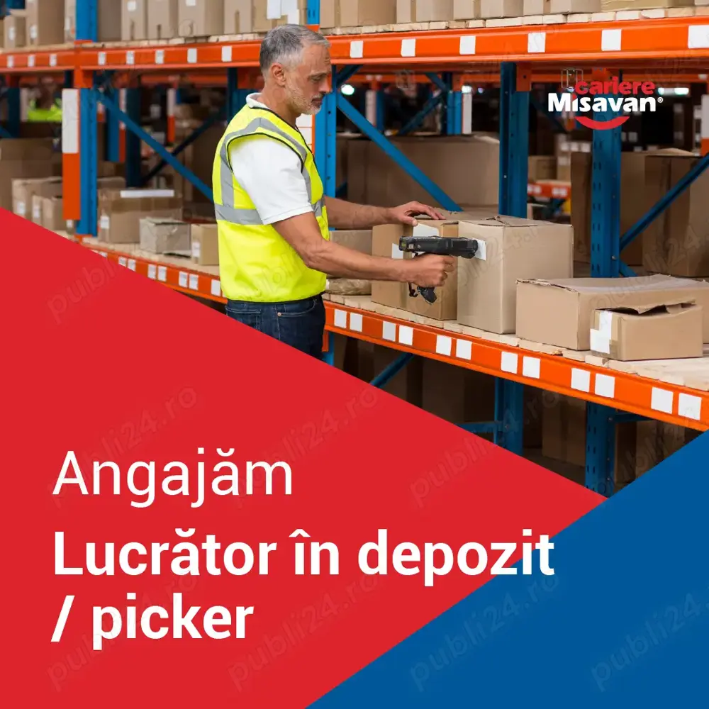 Angajam lucrator depozit - picker - Craiova